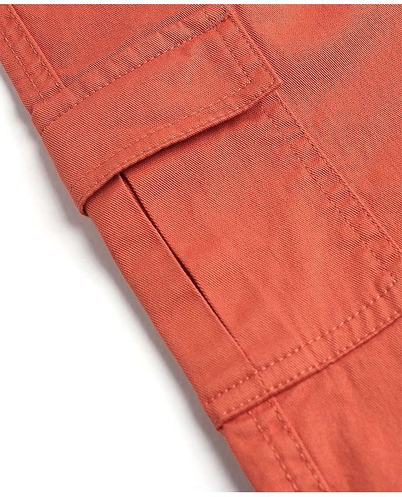 Babyhug Cotton Spandex Full Length Stretchable Trouser Adventure Ready Print - Red