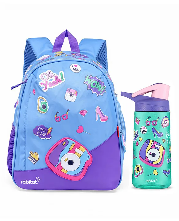 Rabitat Airpack & Flip Combo Smash Big kid School Bag and Fliplock Tritan  Sports Bott [+info]