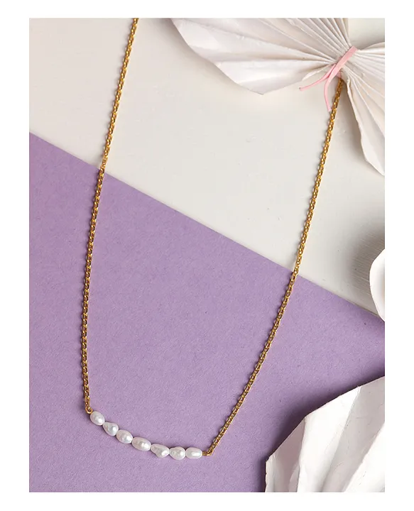 Buy Granulated Station Gold Plated Sterling Silver Chain by Mannash™  Jewellery