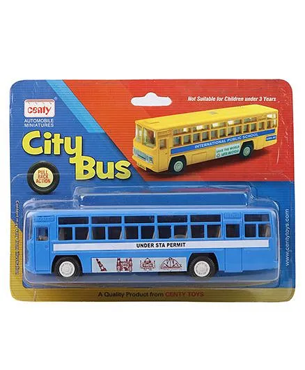 Blue toy online bus