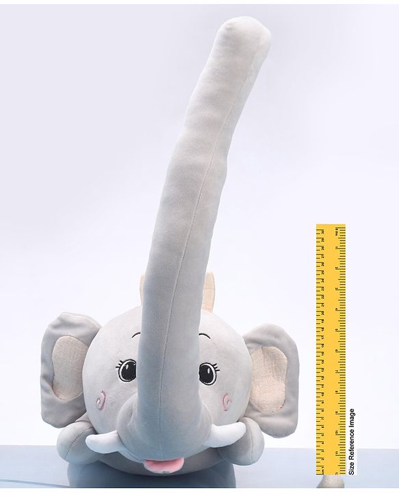 Babyhug Emily Elephant Soft Toy -  Length 57 cm