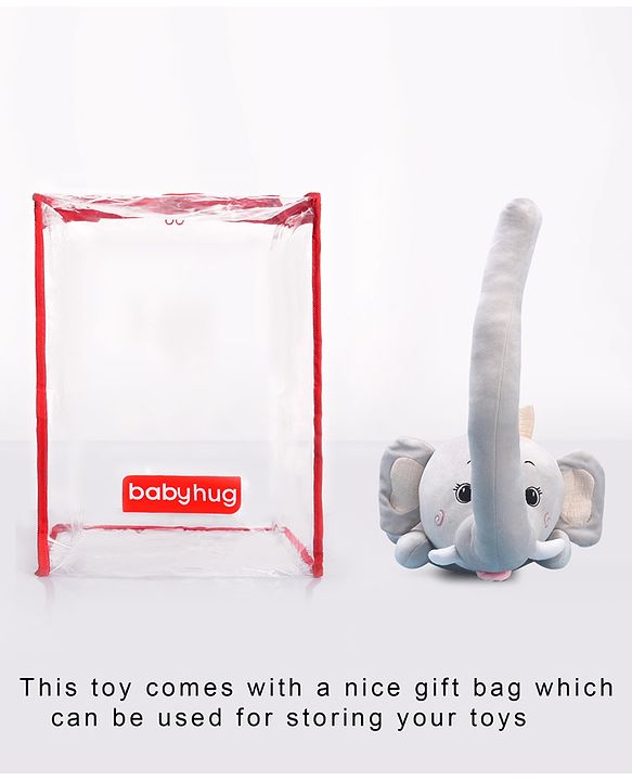 Babyhug Emily Elephant Soft Toy -  Length 57 cm