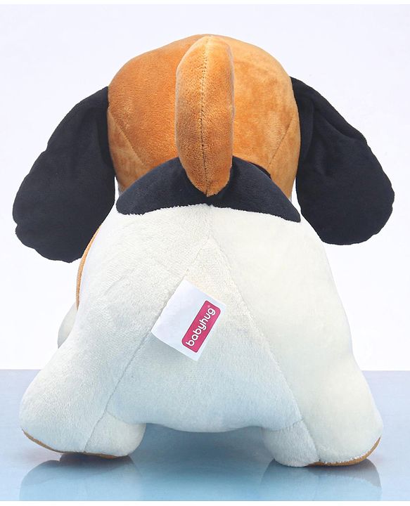 Babyhug Murphy Dog Soft Toy White & Brown -  Length 55 cm