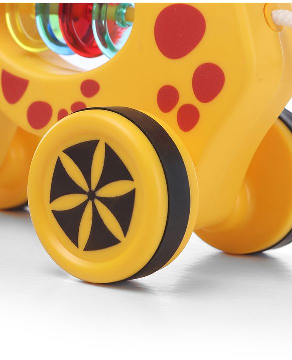 Babyhug Giraffe Pull Along Toy - Multicolor