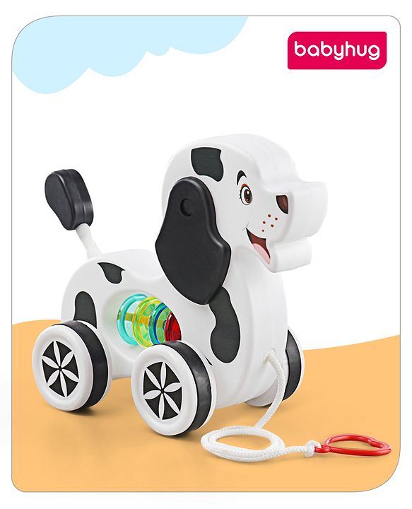 Babyhug Giraffe Pull Along Toy - Multicolor