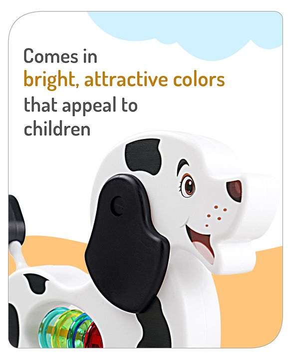 Babyhug Giraffe Pull Along Toy - Multicolor