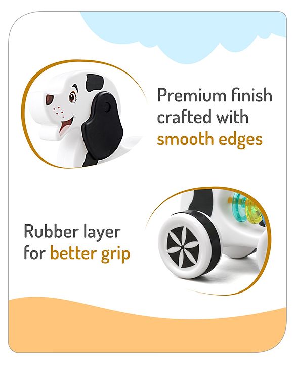 Babyhug Giraffe Pull Along Toy - Multicolor