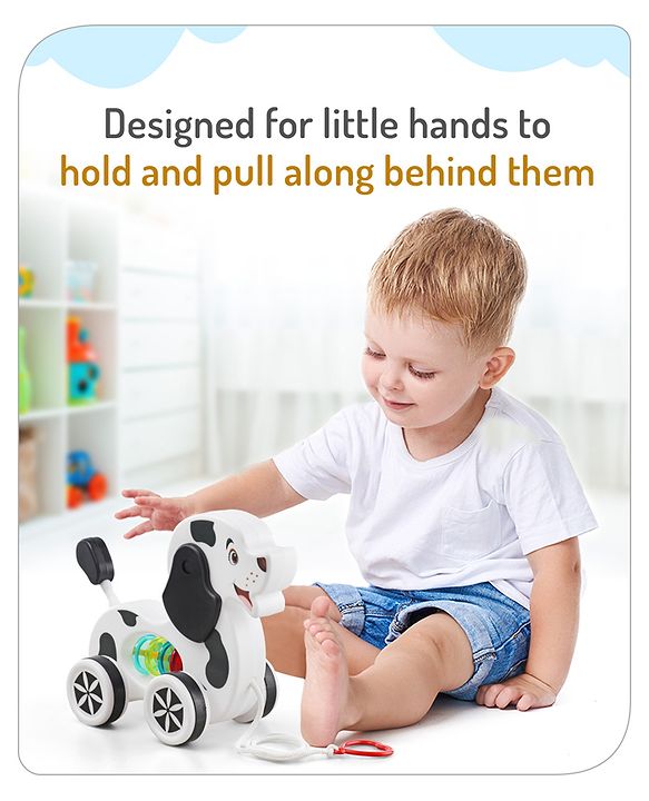 Babyhug Giraffe Pull Along Toy - Multicolor