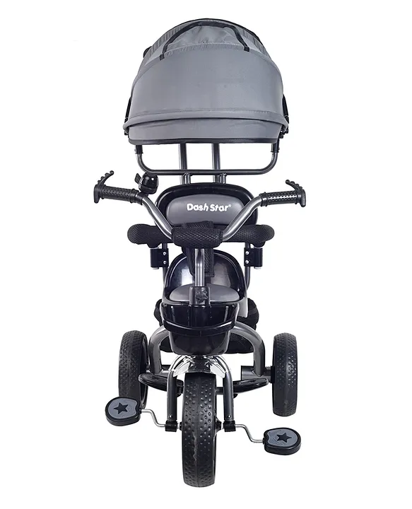 Dash Star Hexa Super Kids Tricycle with Canopy Grey Online in India Buy at Best Price from Firstcry 13385875