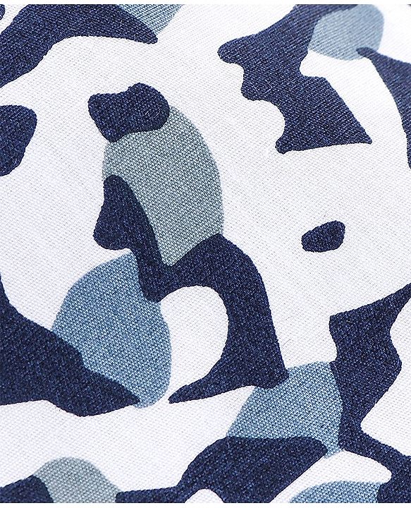 Babyhug Cotton Woven Elasticated Boxers with Checks & Stars Print Pack of 3 - Blue & Brown