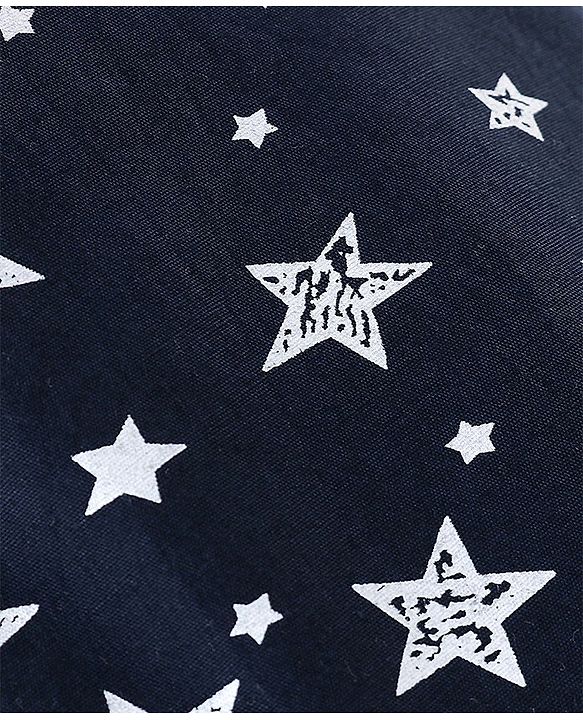 Babyhug Cotton Woven Knee Length Boxers Checks & Star Print Pack of 3 - Maroon White & Black