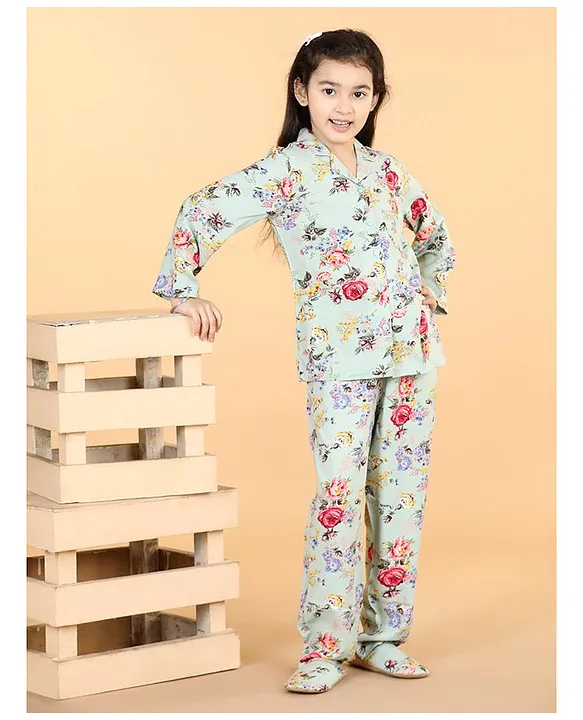 Wallpaper Geo Long Sleeve Classic Washable Silk PJ Set - Bedhead Pajamas