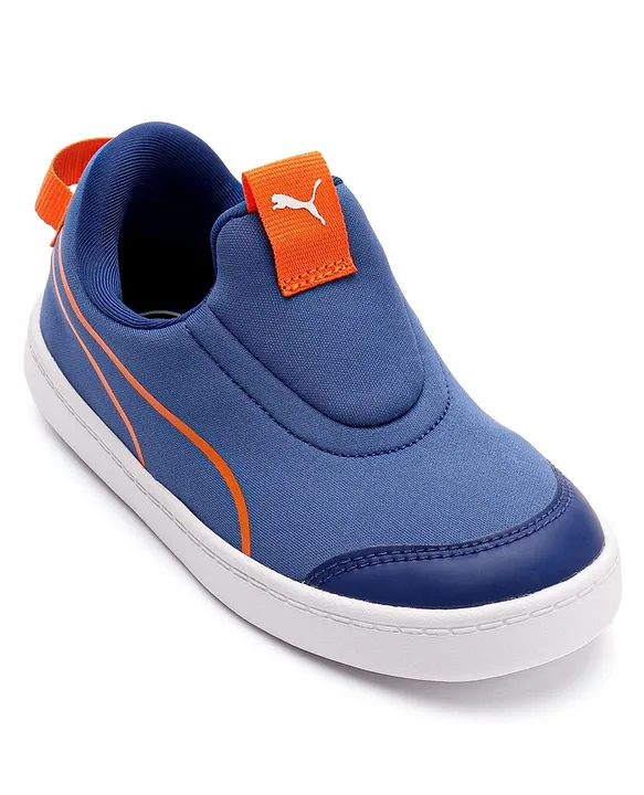 Puma slip ons sales orange