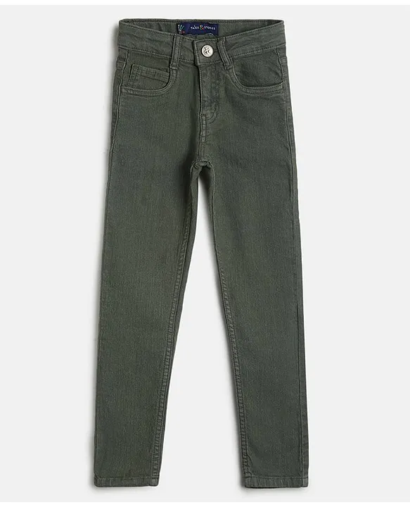 Men Olive Green Denim Jeans at Rs 710/piece | Gents Denim Pants in Navi  Mumbai | ID: 2849327674533