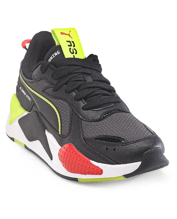 Puma rsx hotsell black junior