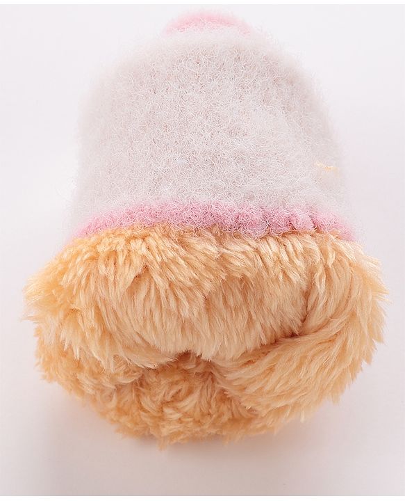 Babyhug Gloves With Animal Patch - Dark Pink