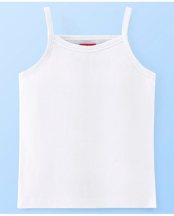 Babyhug 100% Cotton Slip Solid Pack of 3 - White