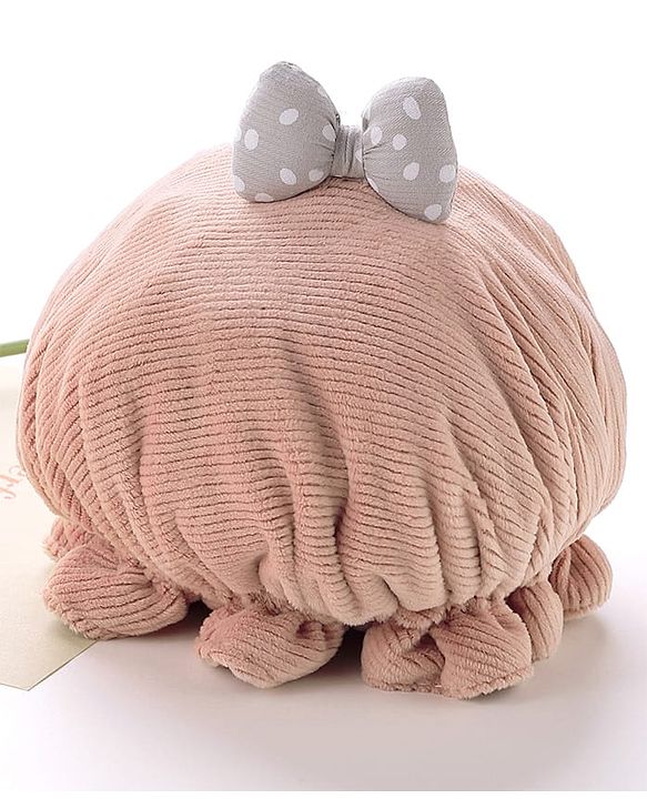 Babyhug Woollen Cap With Bow  - Pink