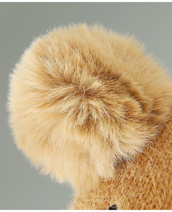 Babyhug Woollen Cap Bear Design - Brown