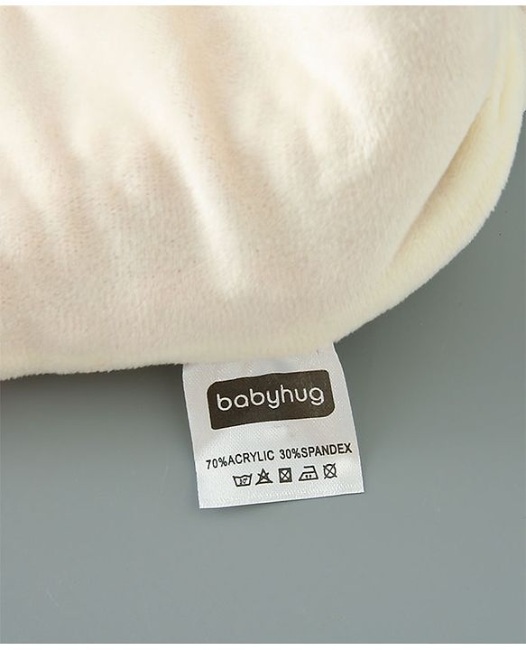 Babyhug Woolen Cap & Muffler Set Brown - Diameter 11.5 cm