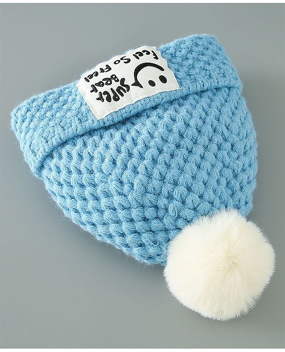 Babyhug Woolen Cap & Muffler Set Brown - Diameter 11.5 cm