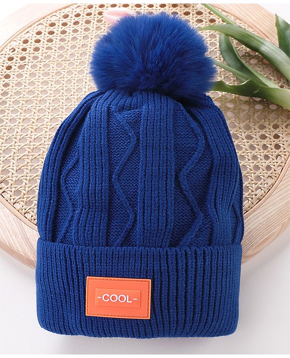 Babyhug Woollen Cap - Blue