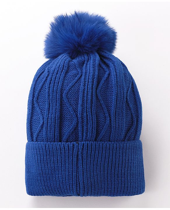 Babyhug Woollen Cap - Blue