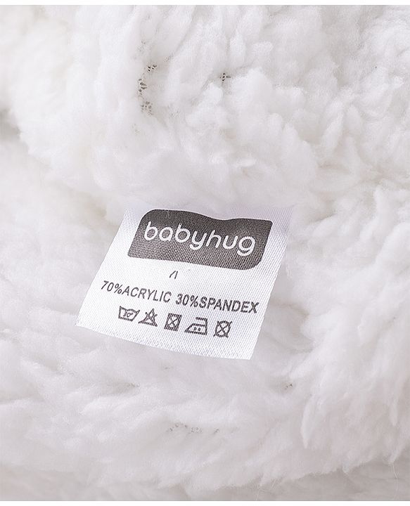 Babyhug Woollen Cap Reindeer Design - Grey