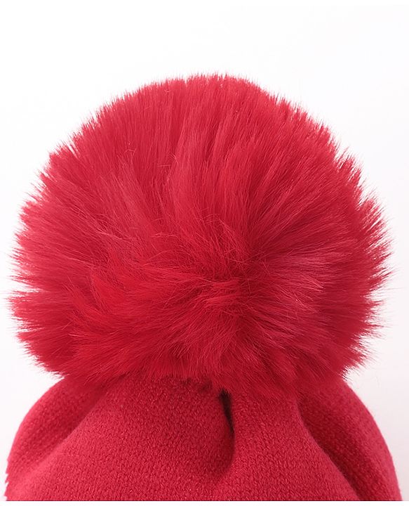 Babyhug Woolen Cap Gloves & Muffler Set - Red