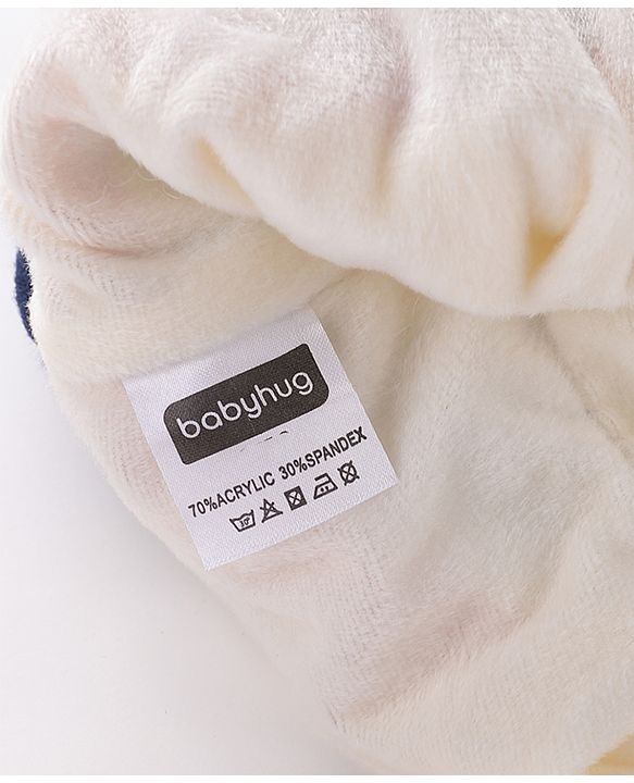 Babyhug Woolen Cap Gloves & Muffler Set - Red