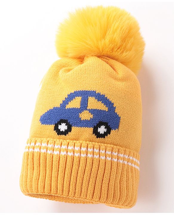 Babyhug Woolen Cap Gloves & Muffler Set - Red