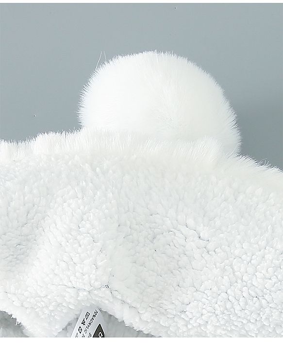 Babyhug Pom Pom Woollen Cap Small Size - Blue