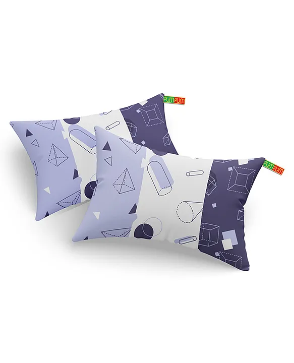 Pum Pum Soft Microfiber 2 Piece Pillows for Sleeping Abstract