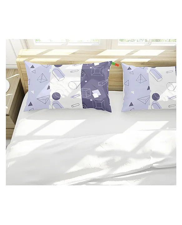 Pum Pum Soft Microfiber 2 Piece Pillows for Sleeping Abstract