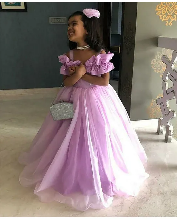 Off shoulder gown outlet for kids