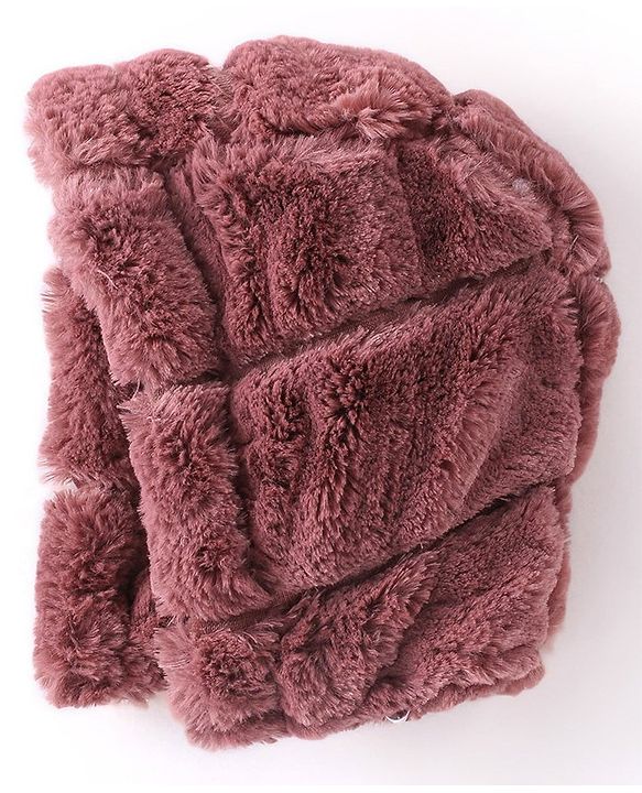 Babyhug Full Sleeves Solid Hooded Jacket- Maroon