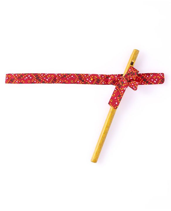 Babyhug Woven Full Sleeves Jamna Set with Forehead Cap & Waistband - Yellow