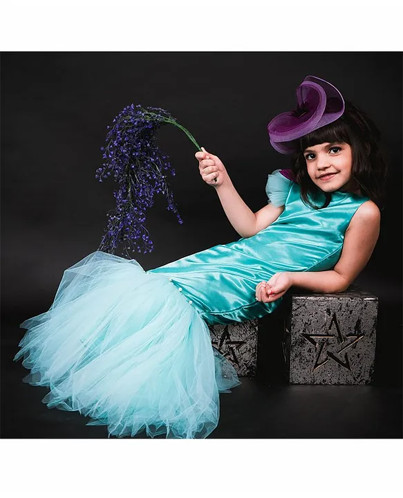 Buy Handmade Girls Mermaid Tutu Princess Dress Girls Halloween Mermaid Dress  up Costume Theme Party Dress Online in India - Etsy