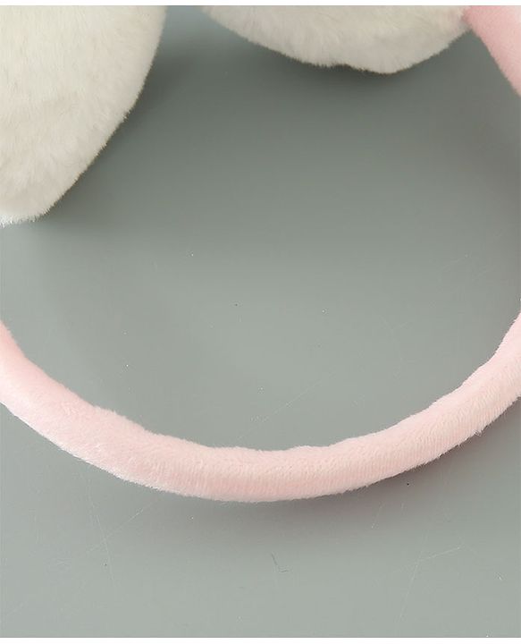 Babyhug Ear Muffs With Applique - Pink