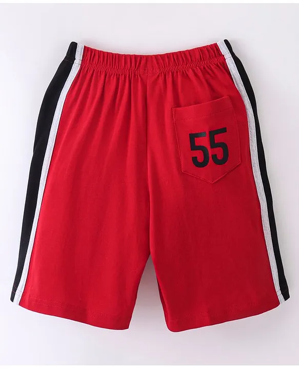 Knee length store jersey shorts