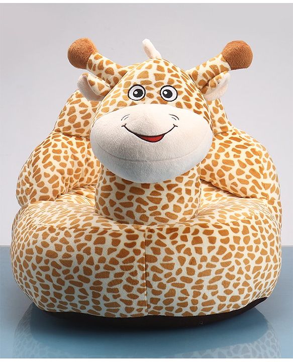 Babyhug Cat Shaped Soft Seat - Brown & White