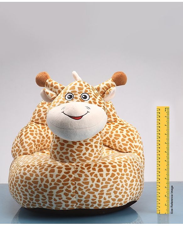 Babyhug Cat Shaped Soft Seat - Brown & White