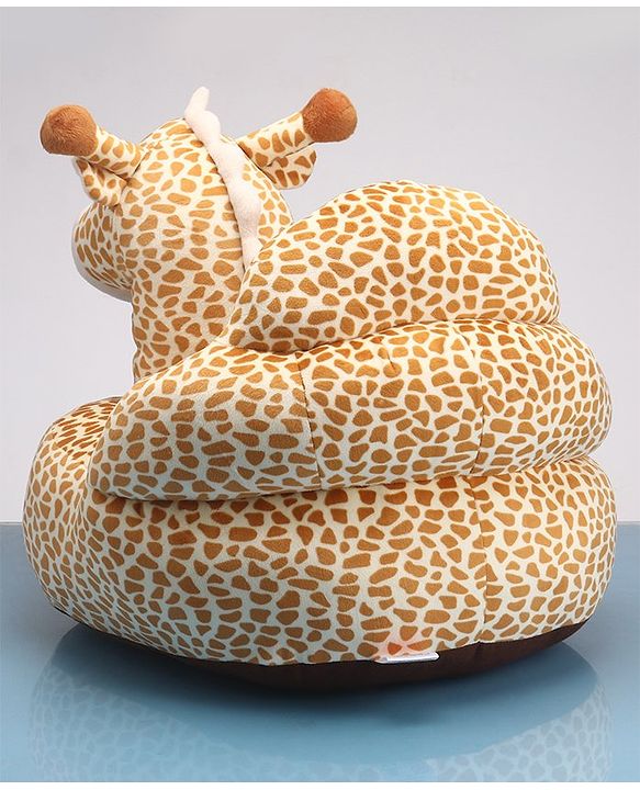 Babyhug Cat Shaped Soft Seat - Brown & White