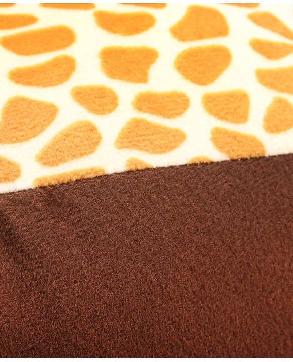 Babyhug Cat Shaped Soft Seat - Brown & White