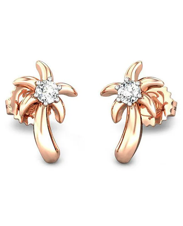 Buy Yellow Gold Earrings for Men by Candere By Kalyan Jewellers Online |  Ajio.com