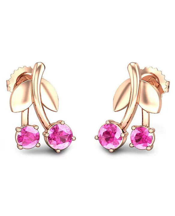 Cialoma 18K Rose Gold Diamond Earrings | Sylvan's Jewelers