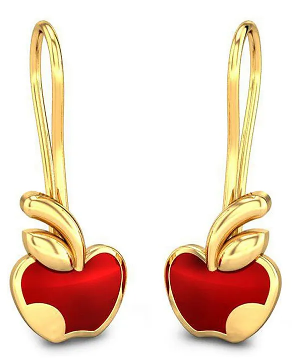 Charushila Tushi Kyra Gold Earrings-Candere by Kalyan Jewellers