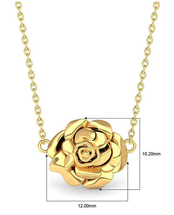 Buy Zavya 92.5 Sterling Silver Pendant in Rose Gold-Plating Online At Best  Price @ Tata CLiQ