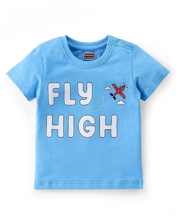 Babyhug Cotton Knit  Half Sleeves Plane Print T-Shirts Pack of 5 - Multicolor