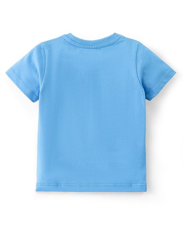 Babyhug Cotton Knit  Half Sleeves Plane Print T-Shirts Pack of 5 - Multicolor